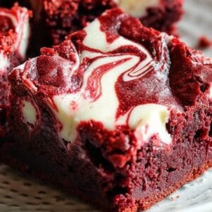 Red Velvet Cheesecake Brownie